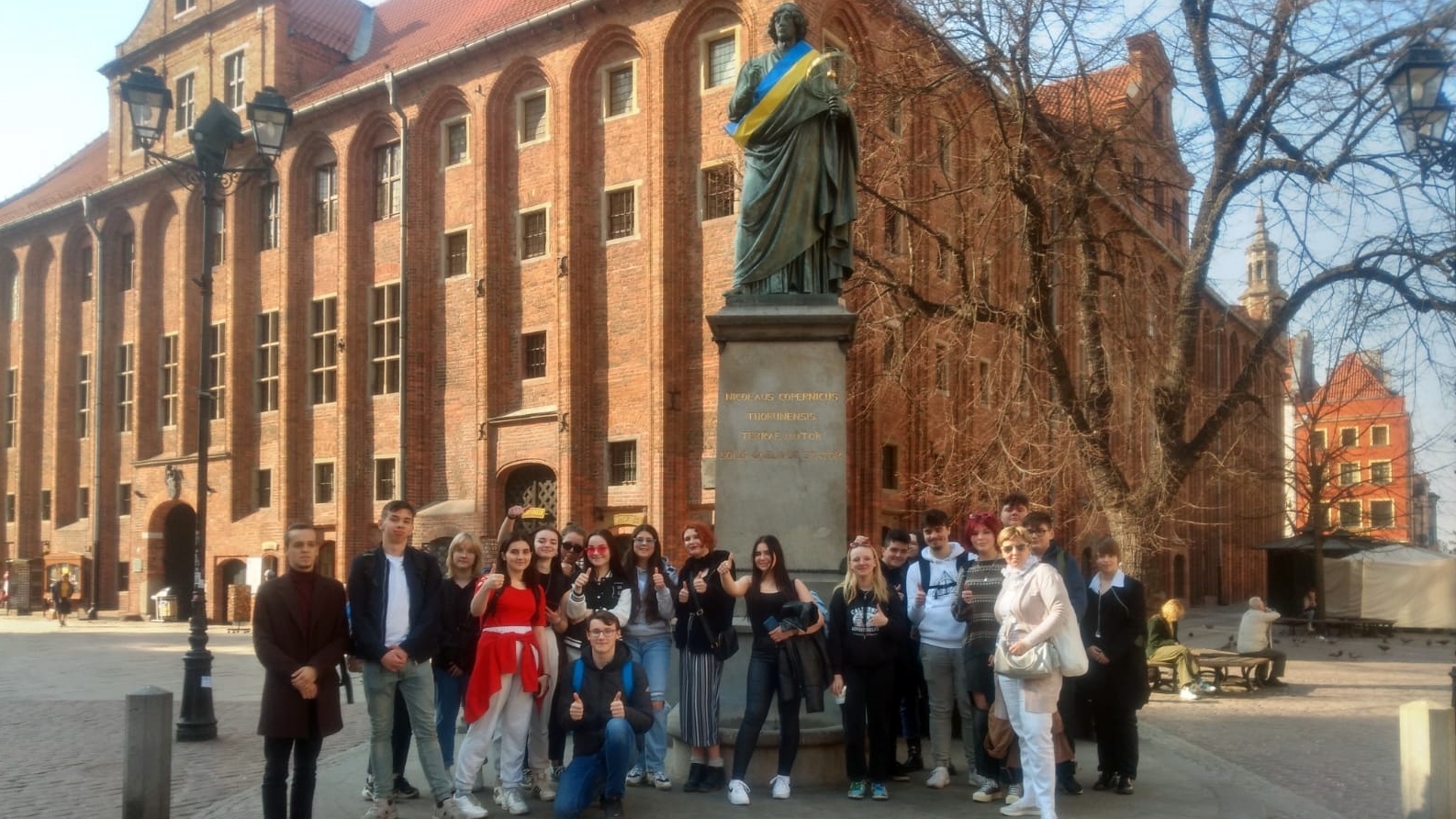 uczniowie w Toruniu