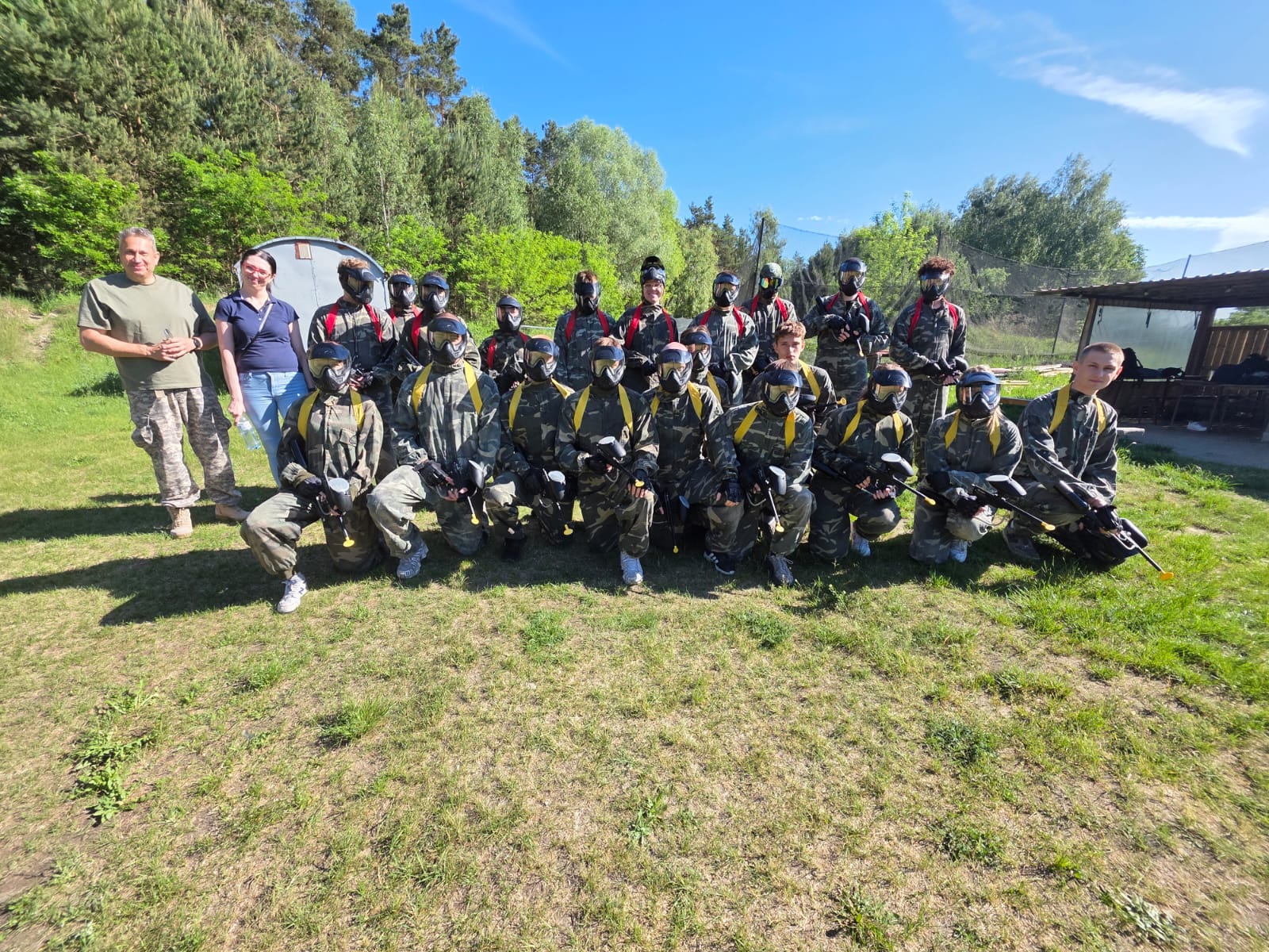 na paintballu